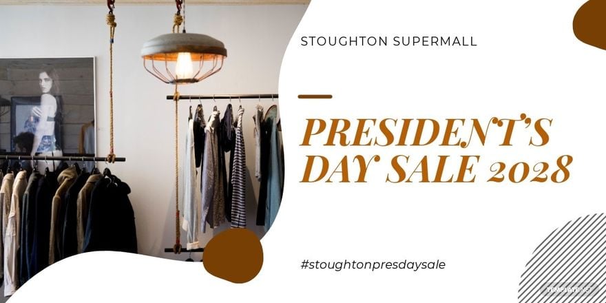 President's Day Sale Twitter Post