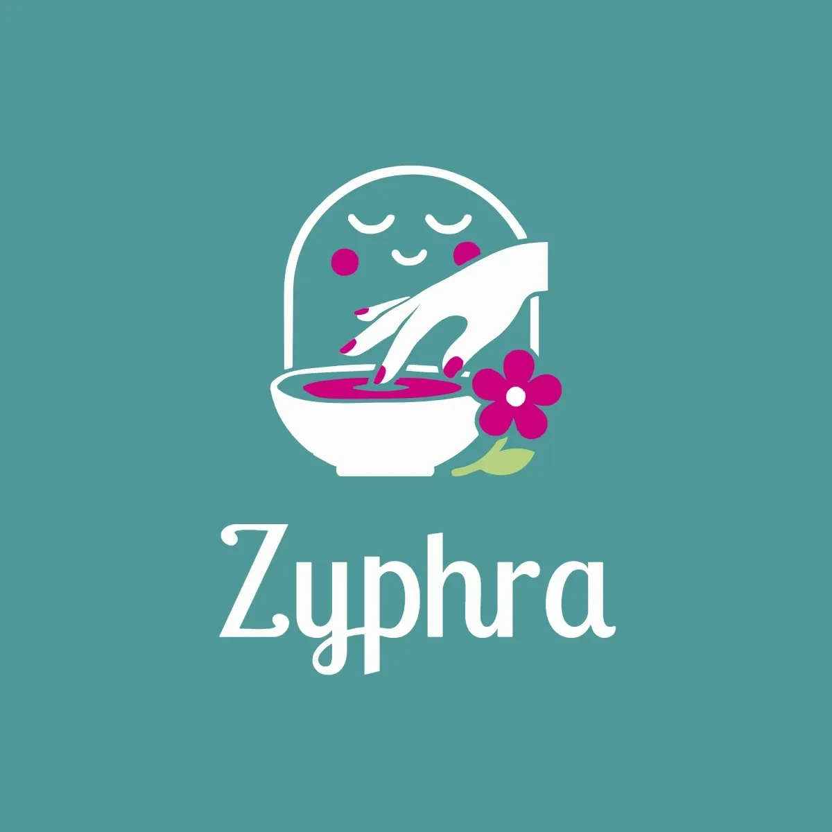 Free Relaxing Nail Spa Logo Template to Edit Online