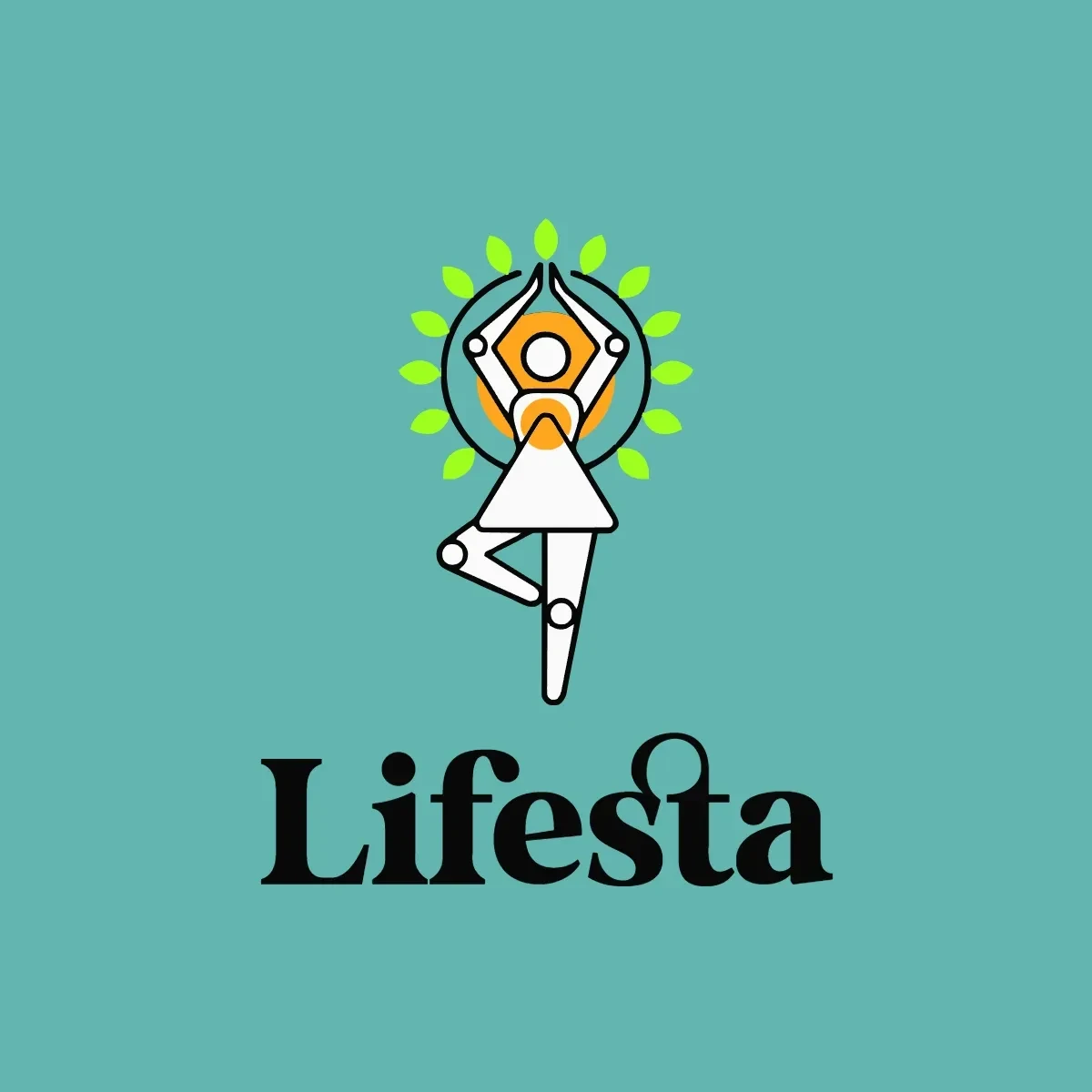 Free Yoga Lifestyle Logo Template