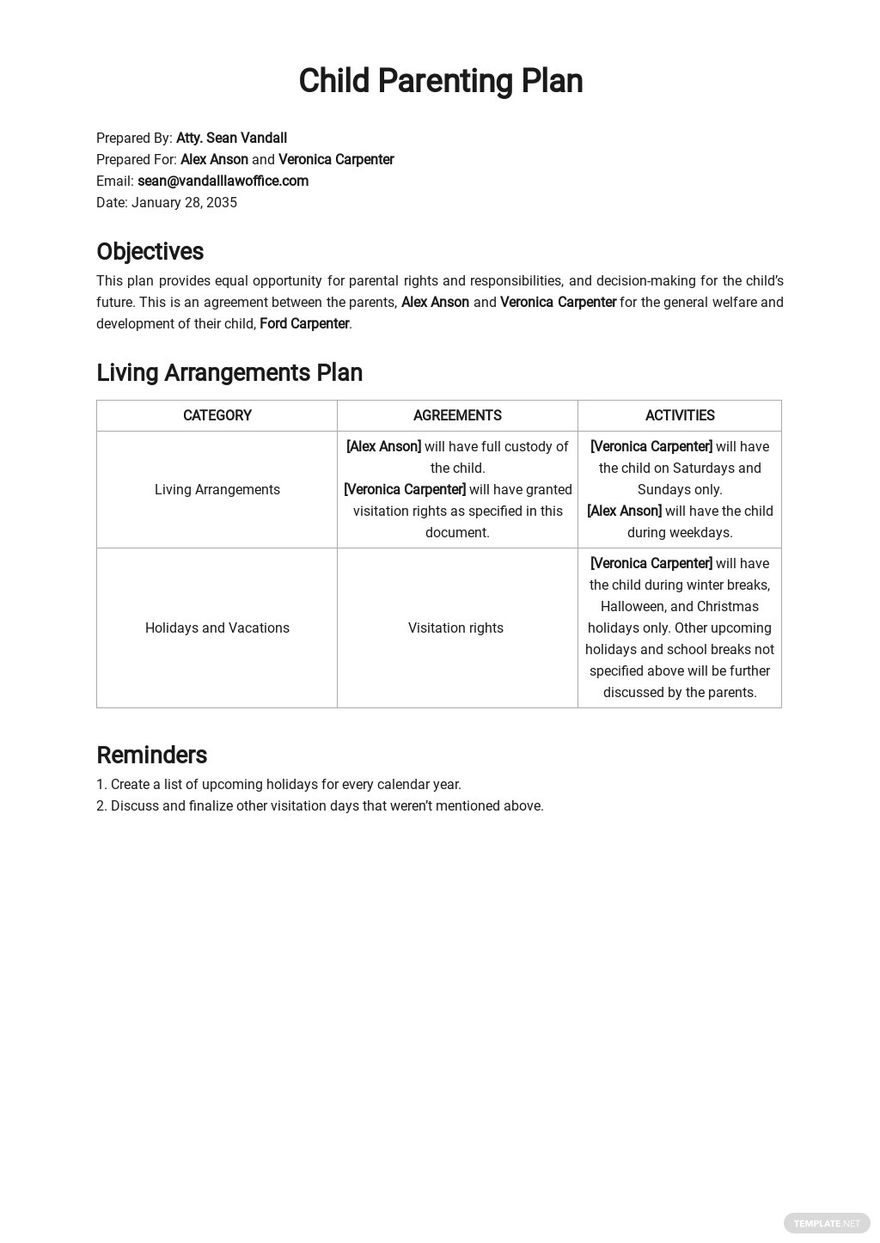 Child Care Business Plan Template Google Docs Word Apple Pages PDF