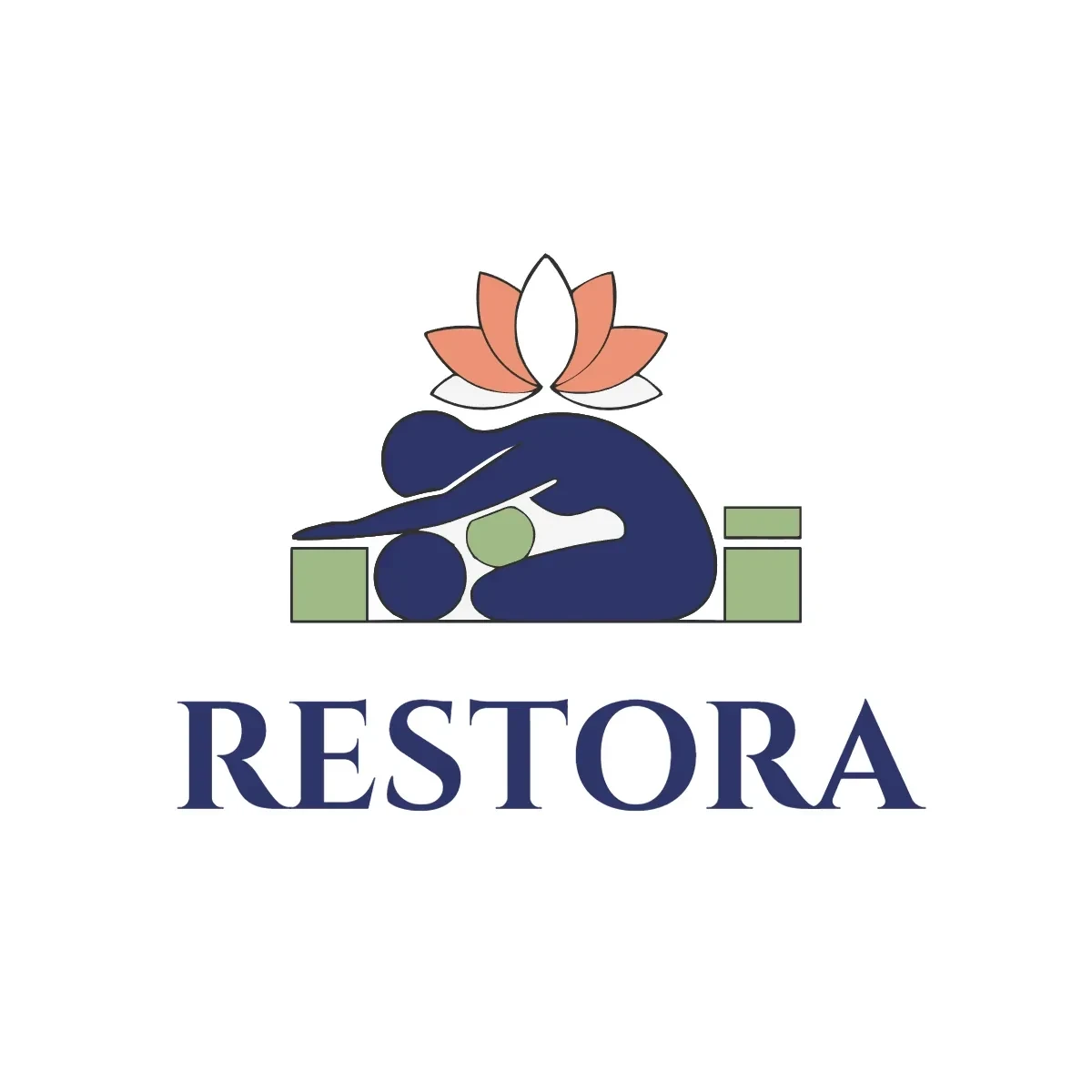 Free Restorative Yoga Logo Template to Edit Online