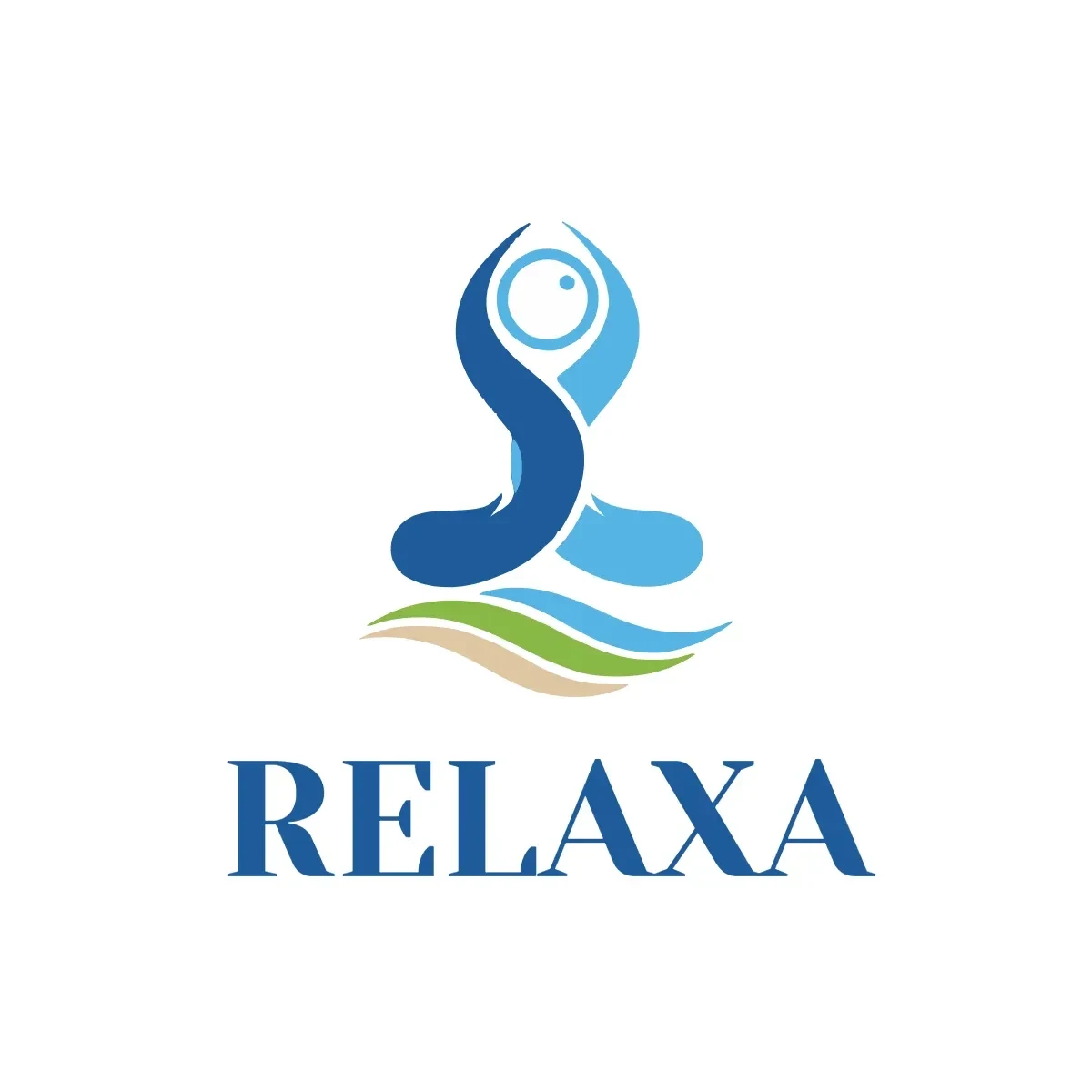 Free Relaxing Yoga Logo Template to Edit Online