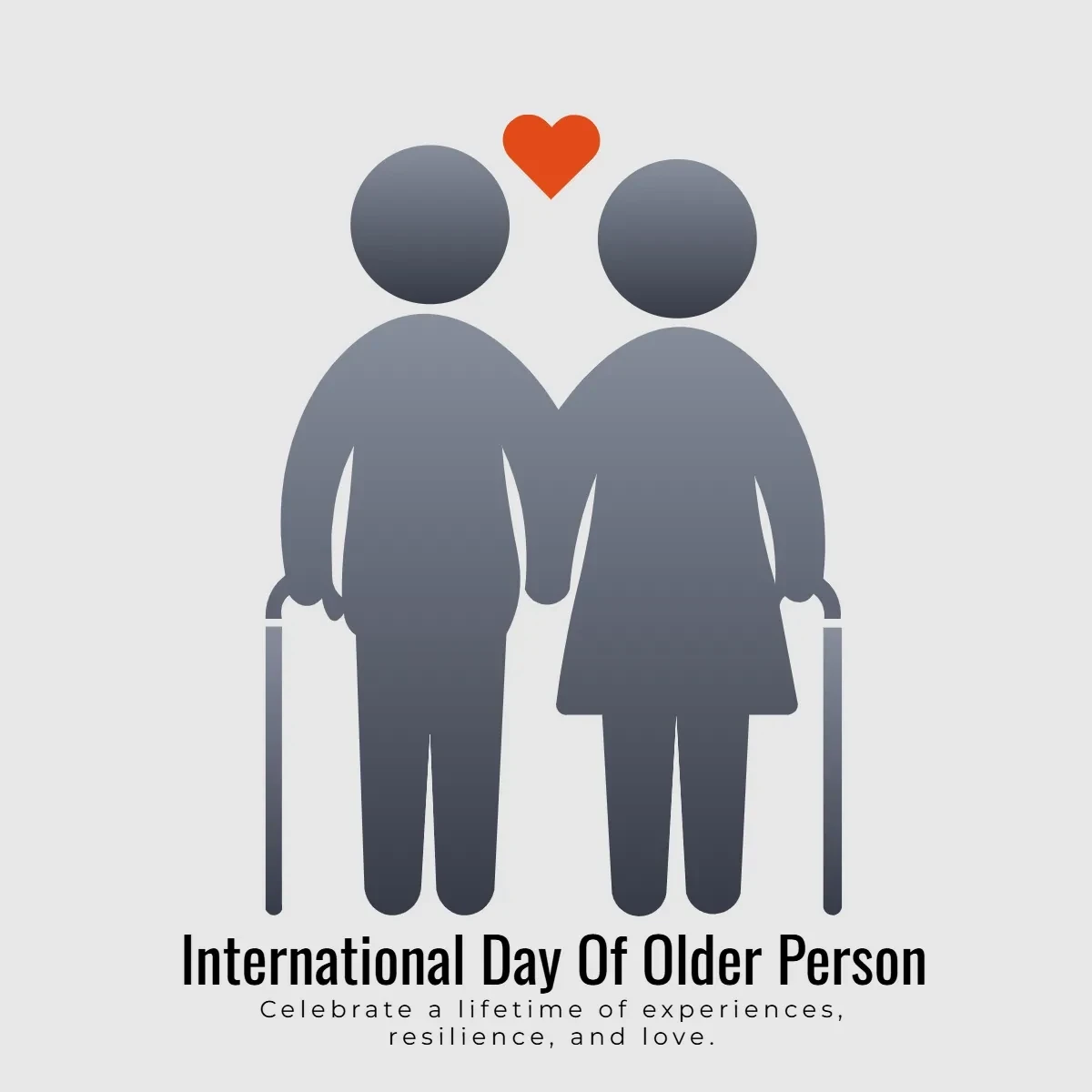 Free International Day Of Older Person Symbol Clip Art Template to Edit Online