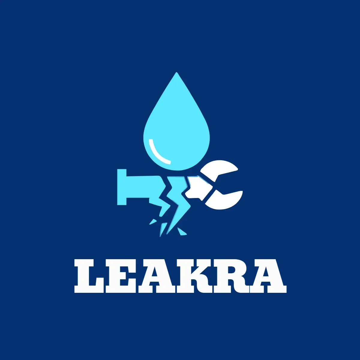 Free Leak Repair Logo Template to Edit Online