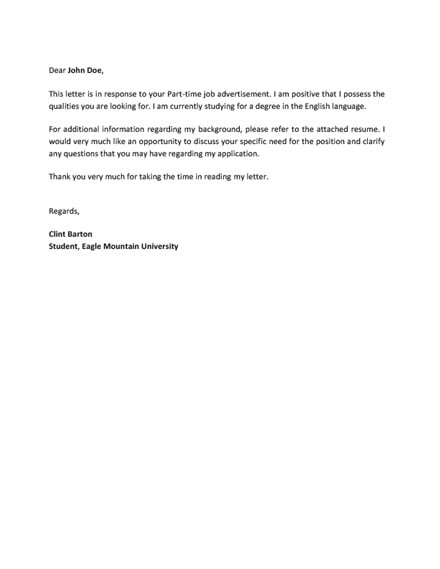 Part-Time Job Resignation Letter Template - Google Docs, Word ...