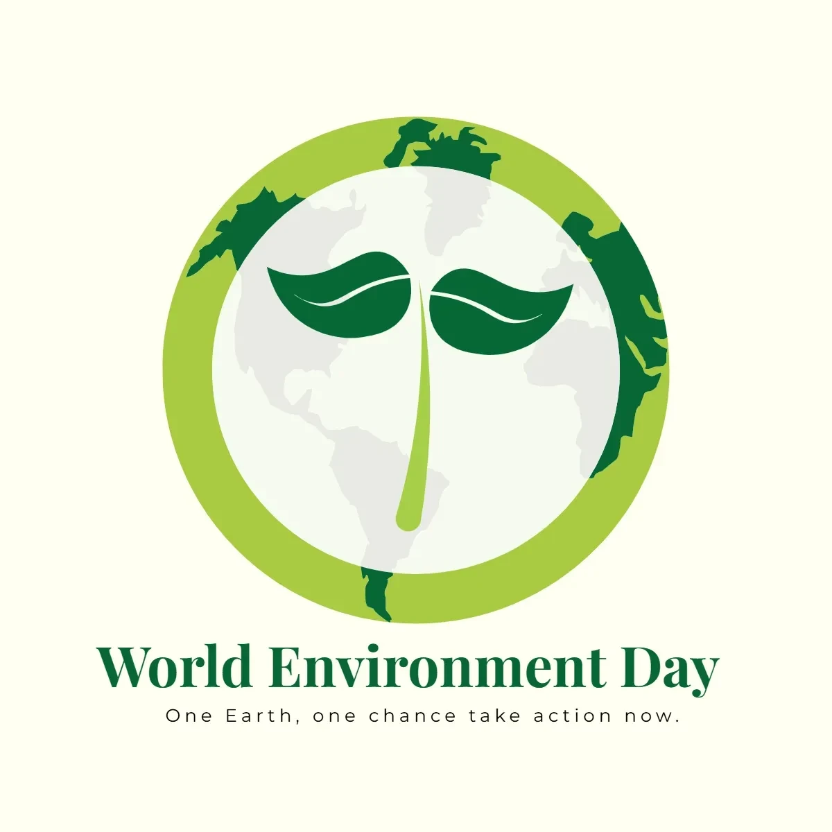 Free World Environment Day Icon Clip Art Template to Edit Online