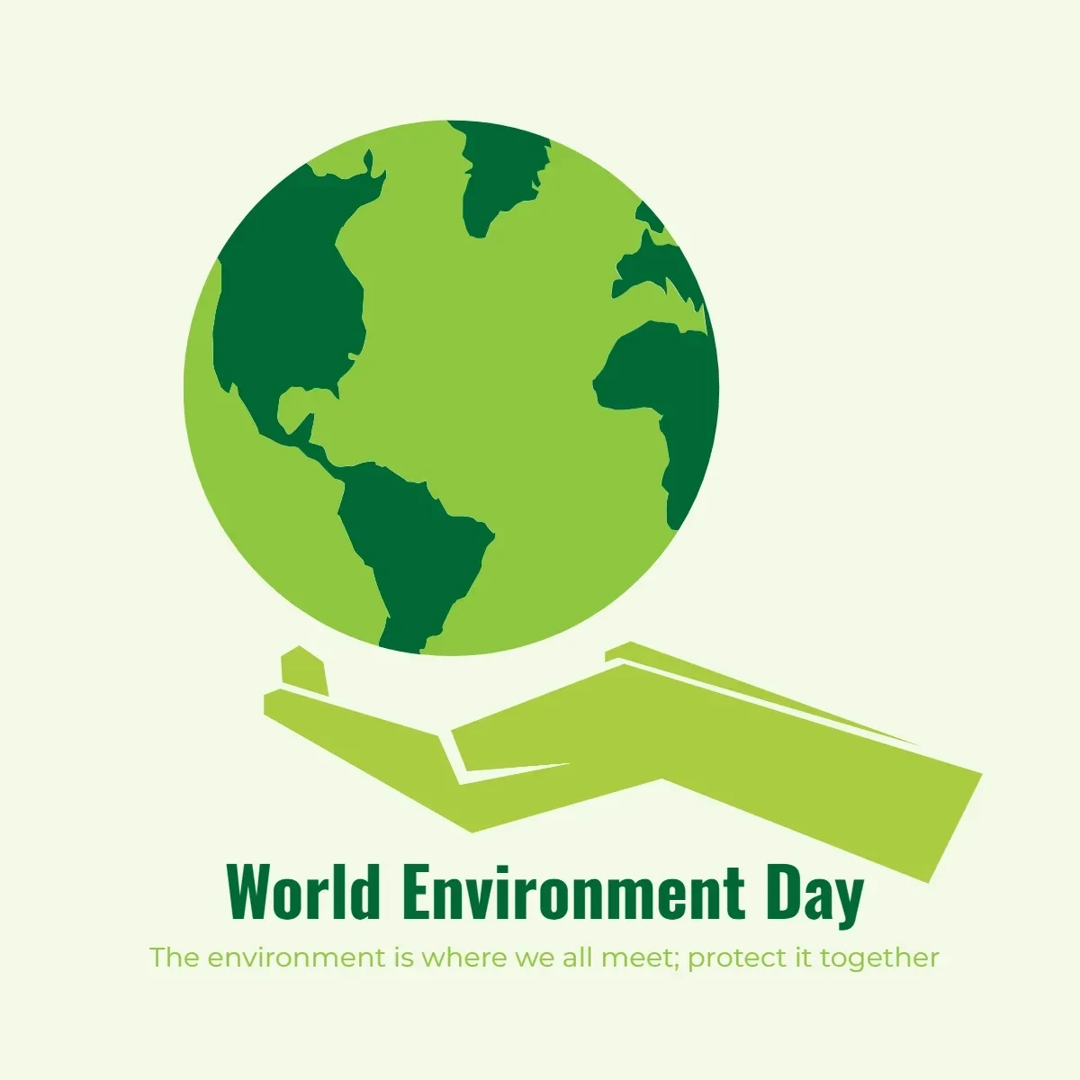 Free World Environment Day World Clip Art Template to Edit Online