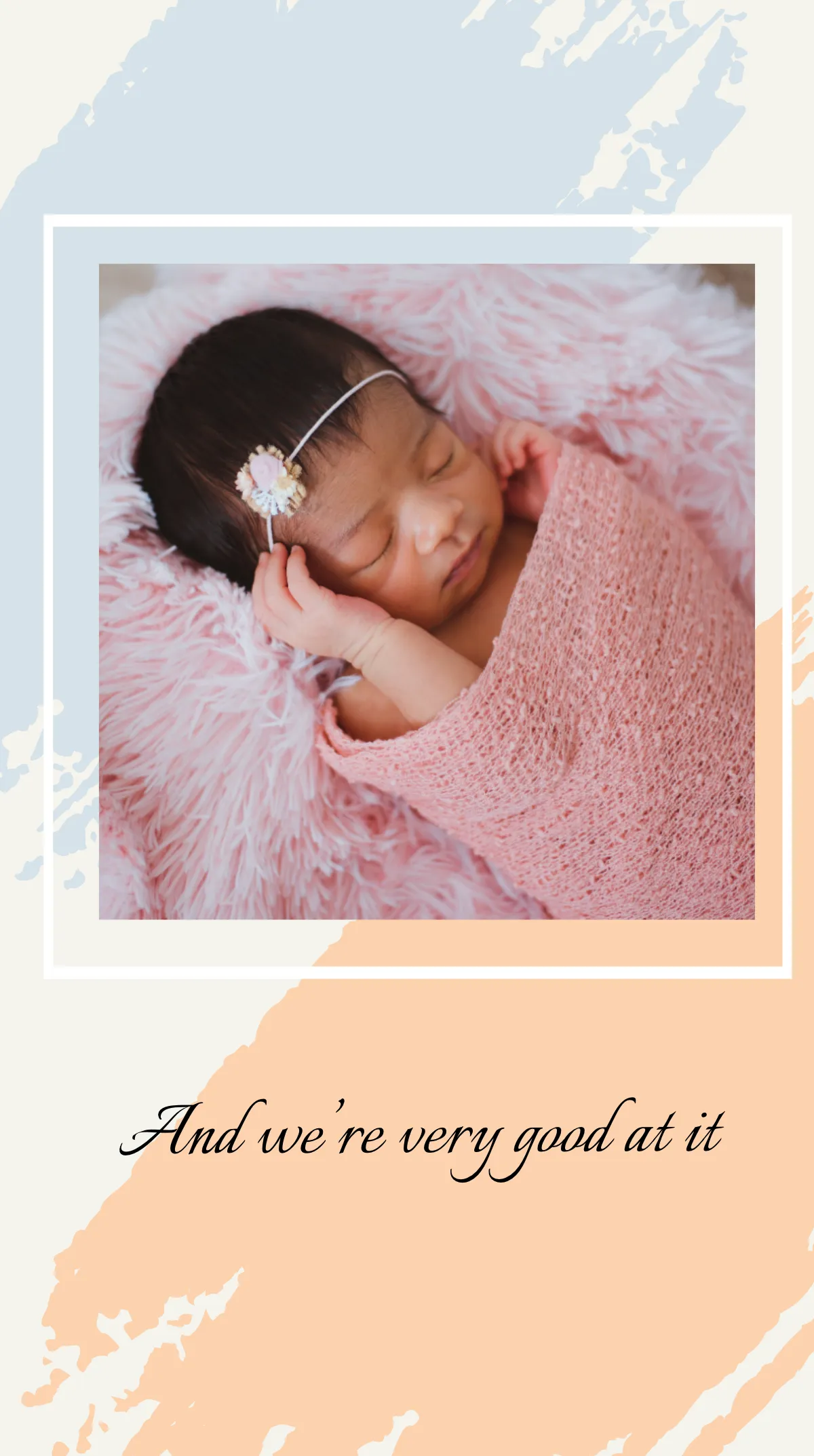 Free Baby Photography Instagram Story Template to Edit Online