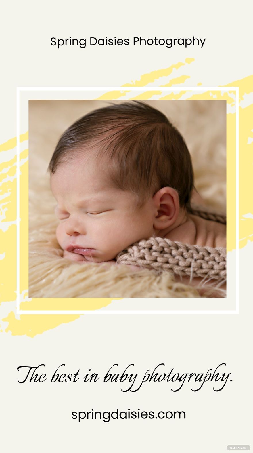 Free Baby Photography Instagram Story Template