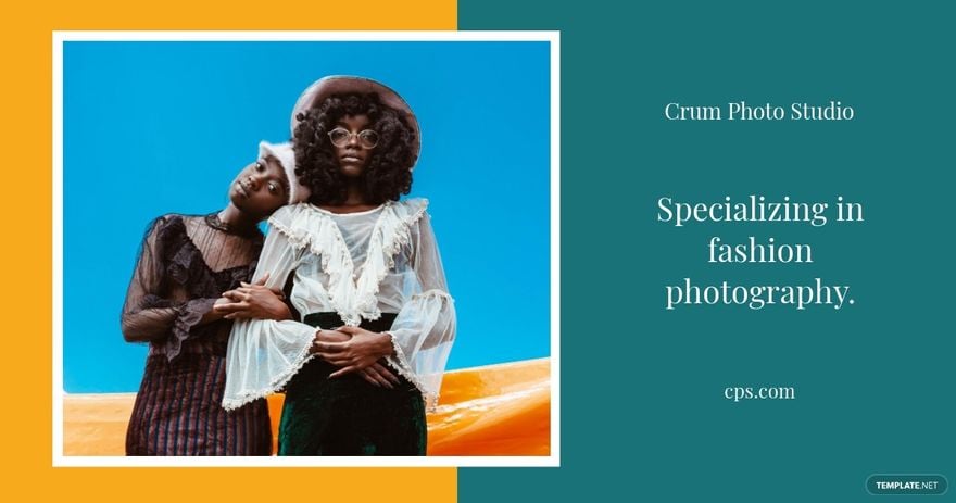 Fashion Photography Facebook Post Template
