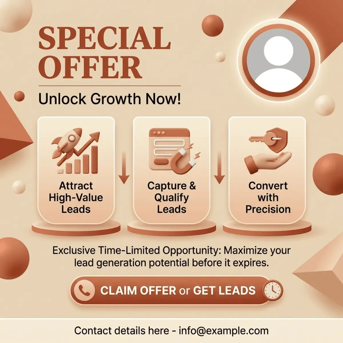 Free Special Offer LinkedIn Post Template to Edit Online