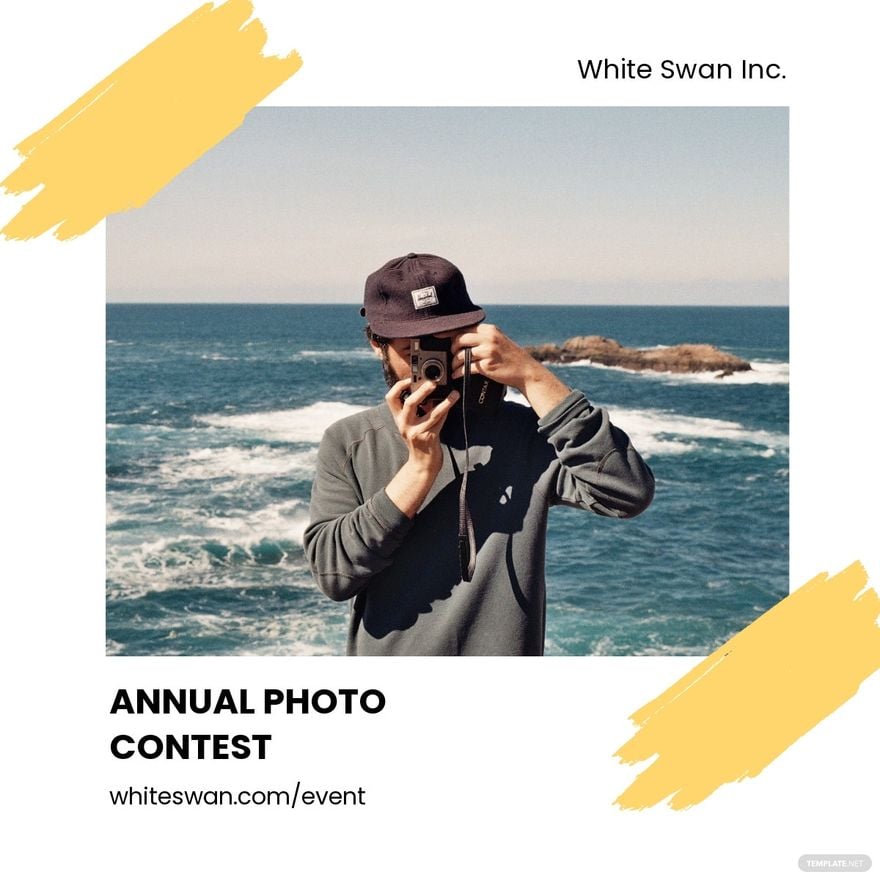 Free Photography Contest Linkedin Post Template
