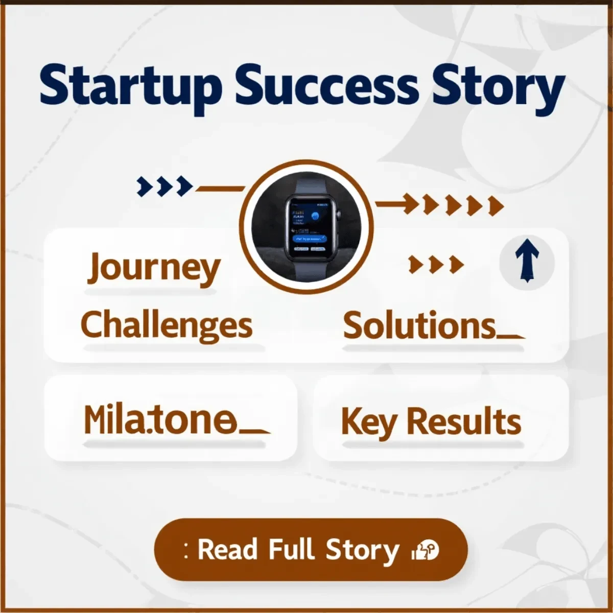 Free Startup Success Story LinkedIn Layout to Edit Online