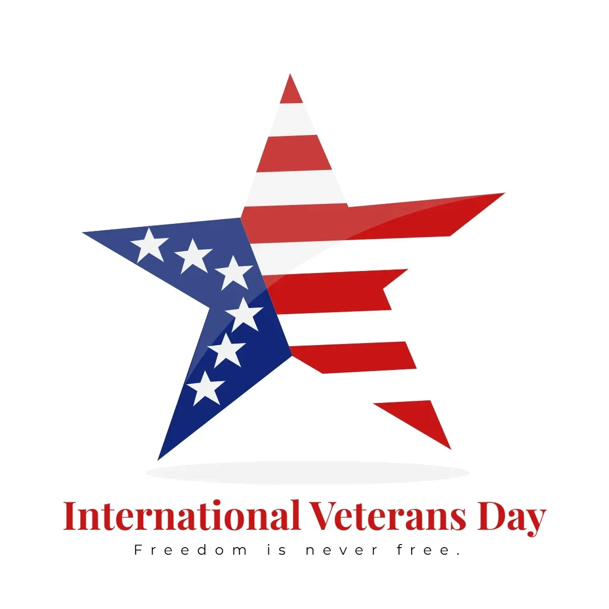 Free International Veterans Day Icon Clip Art Template to Edit Online