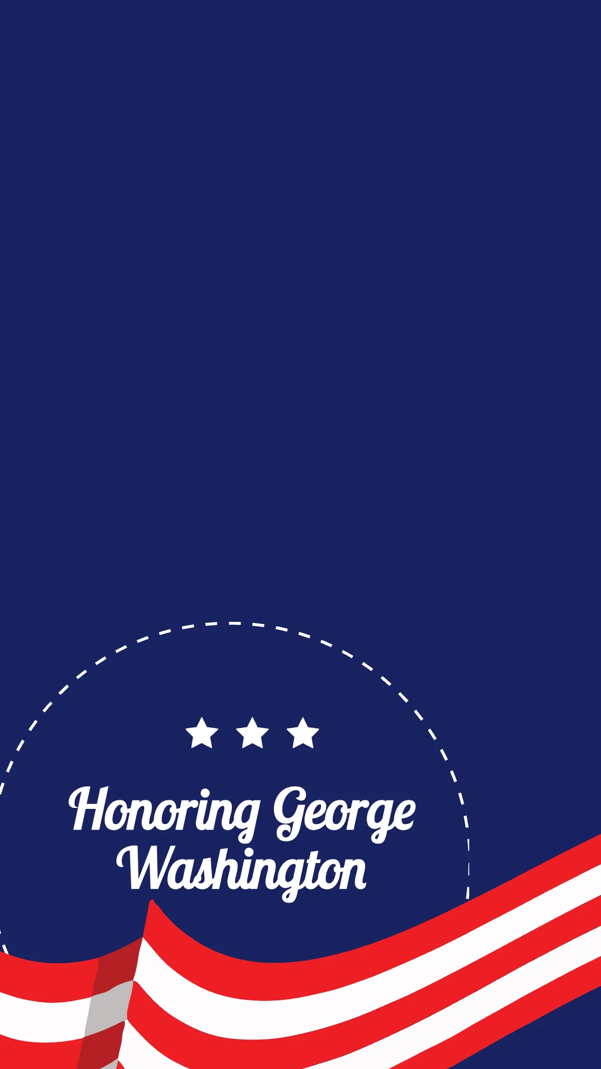 Free Happy Presidents Day Instagram Story Template to Edit Online