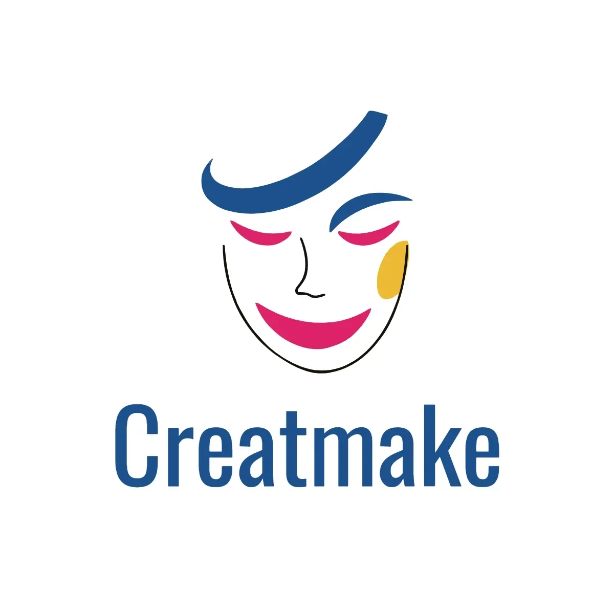 Free Creative Makeup Artist Logo Template to Edit Online