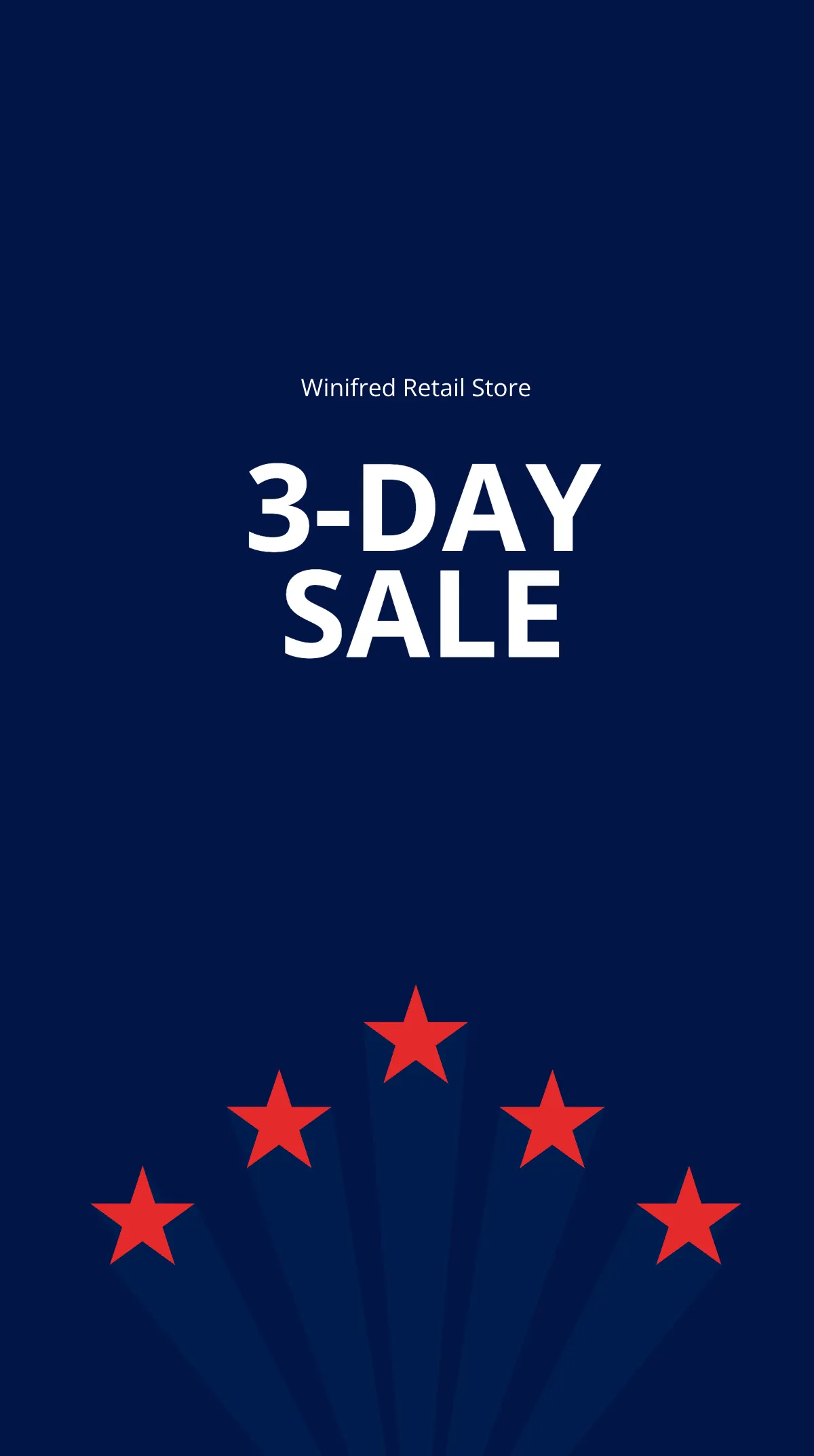 Free Presidents Day Sale Instagram Story Template to Edit Online
