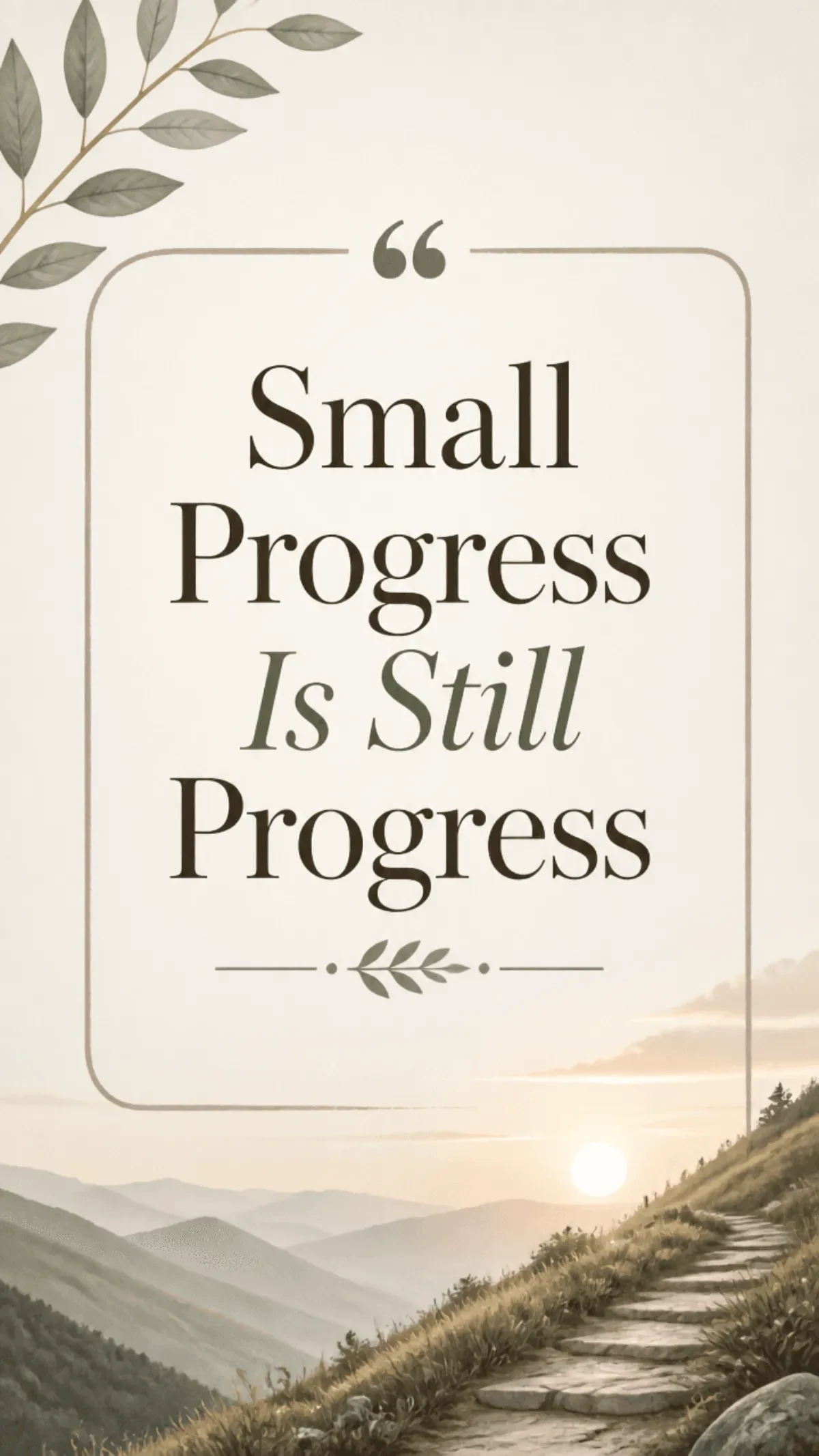 Small Progress is Still Progress Quote Template Small Progress is Still Progress Quote Template