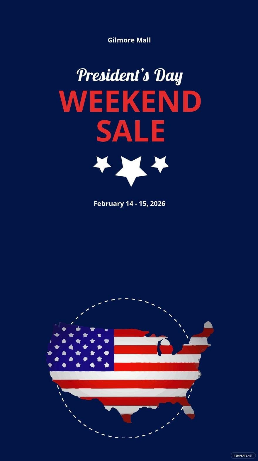 Presidents Day Weekend Sale Whatsapp Post