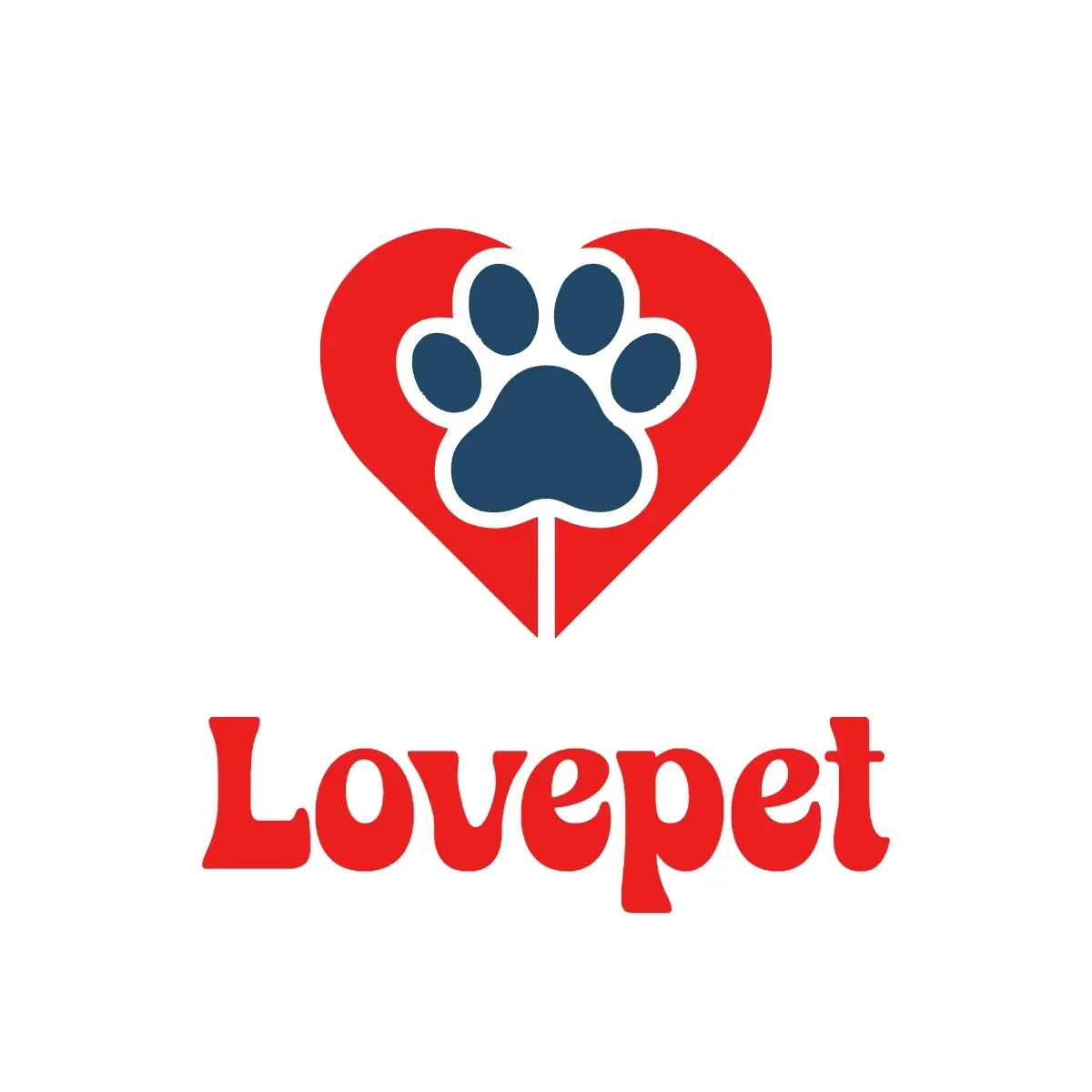 Free Pet Love Logo Template to Edit Online