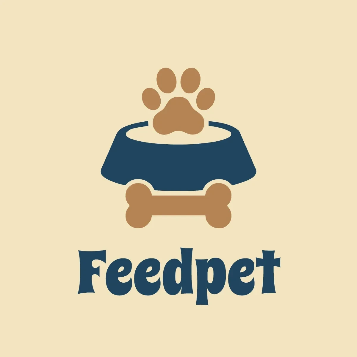 Free Pet Feeding Logo Template to Edit Online