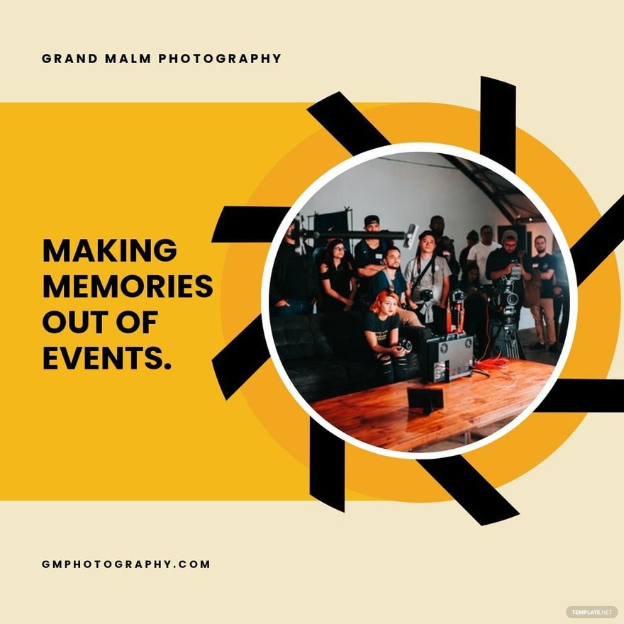 Free Event Photography Linkedin Post Template