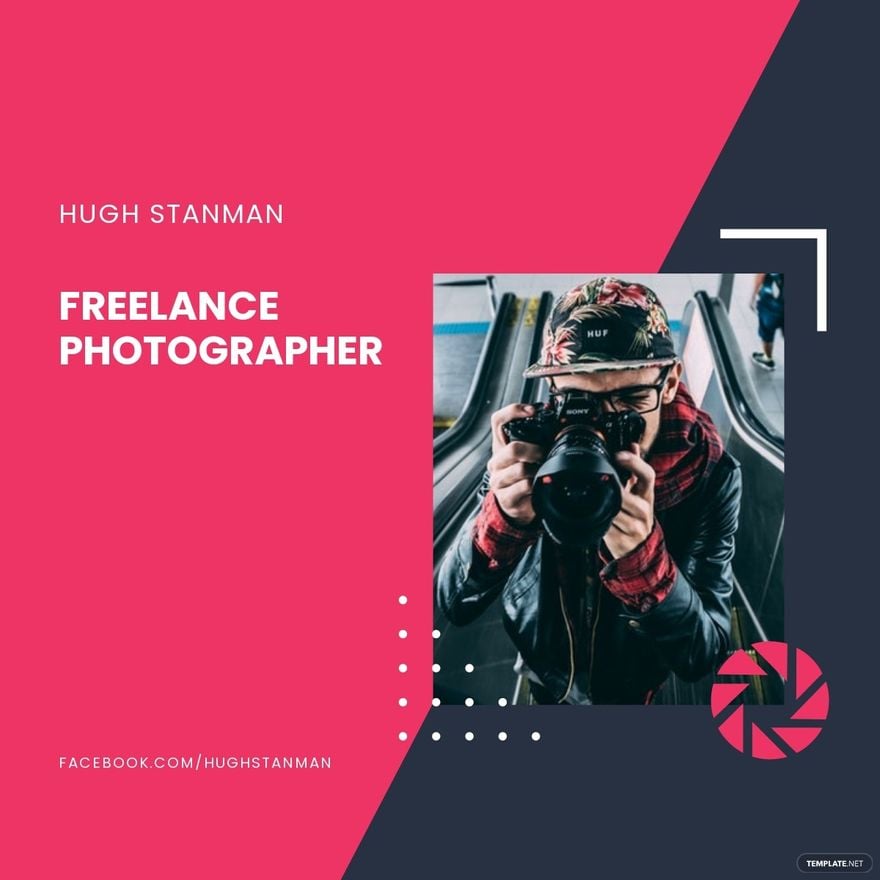 Freelance Photography Linkedin Post Template