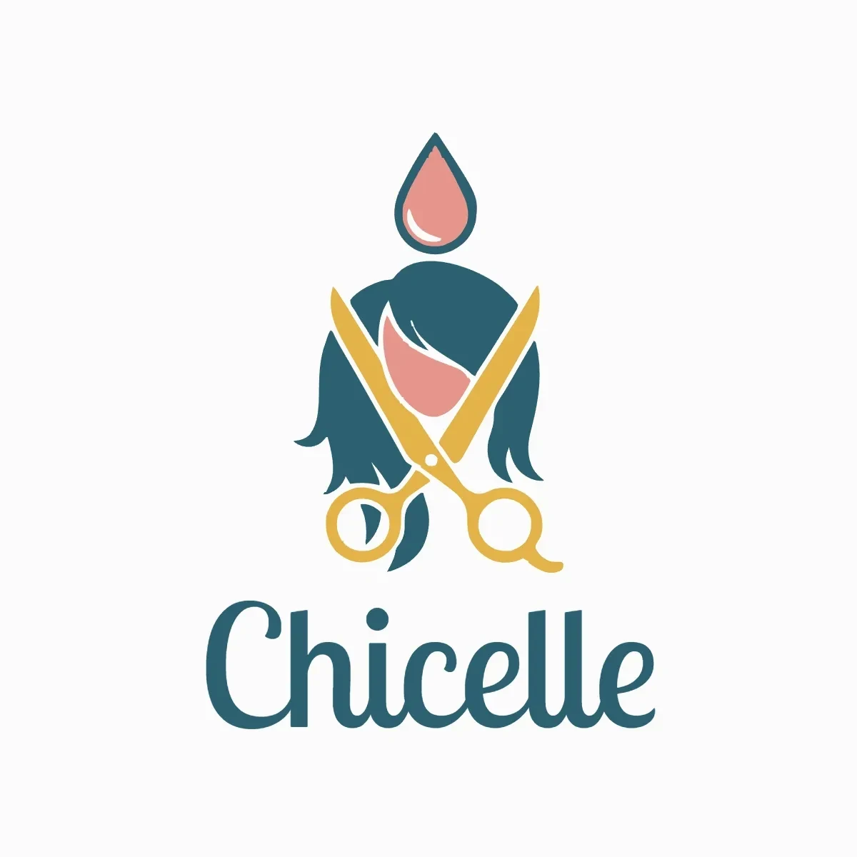 Free Chic Hair Salon Logo Template to Edit Online
