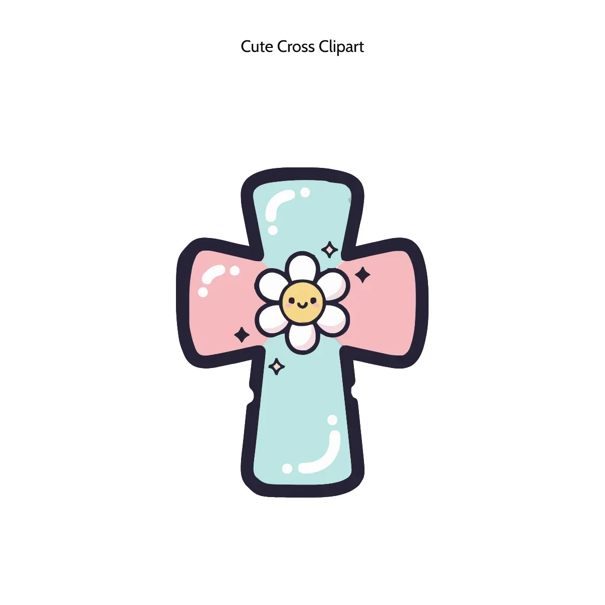 Free Cute Cross Clipart Template to Edit Online