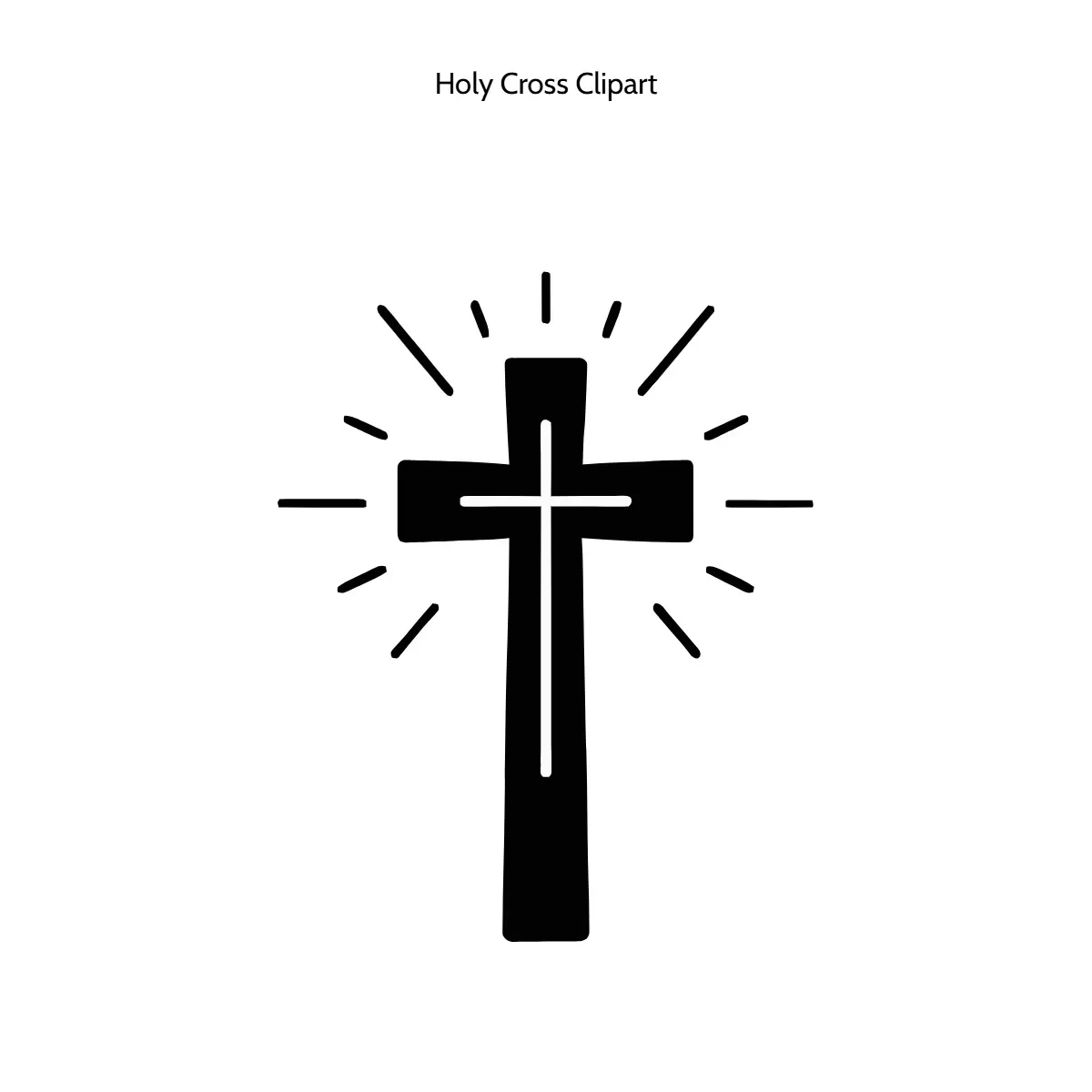 Free Holy Cross Clipart Template to Edit Online