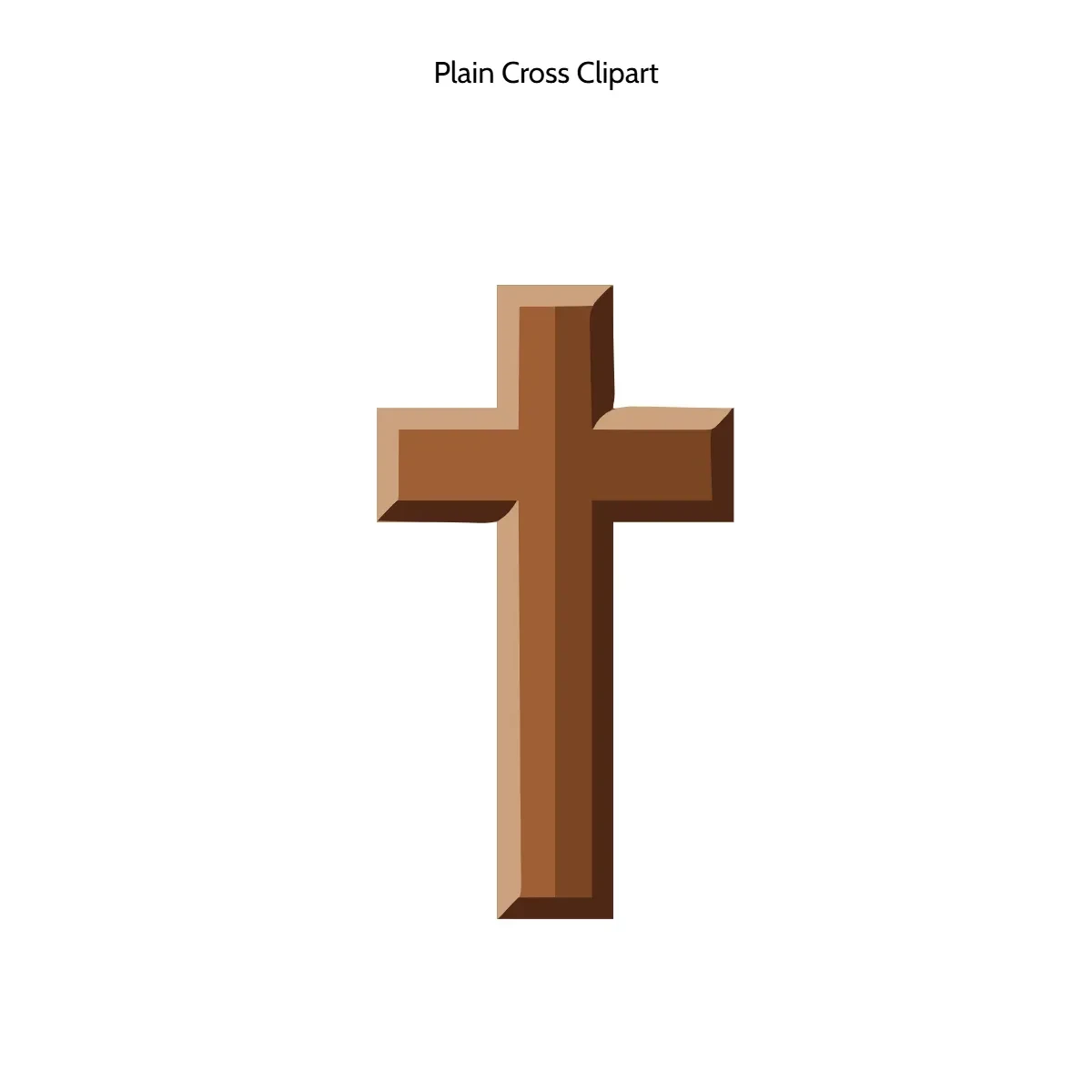 Free Plain Cross Clipart Template to Edit Online