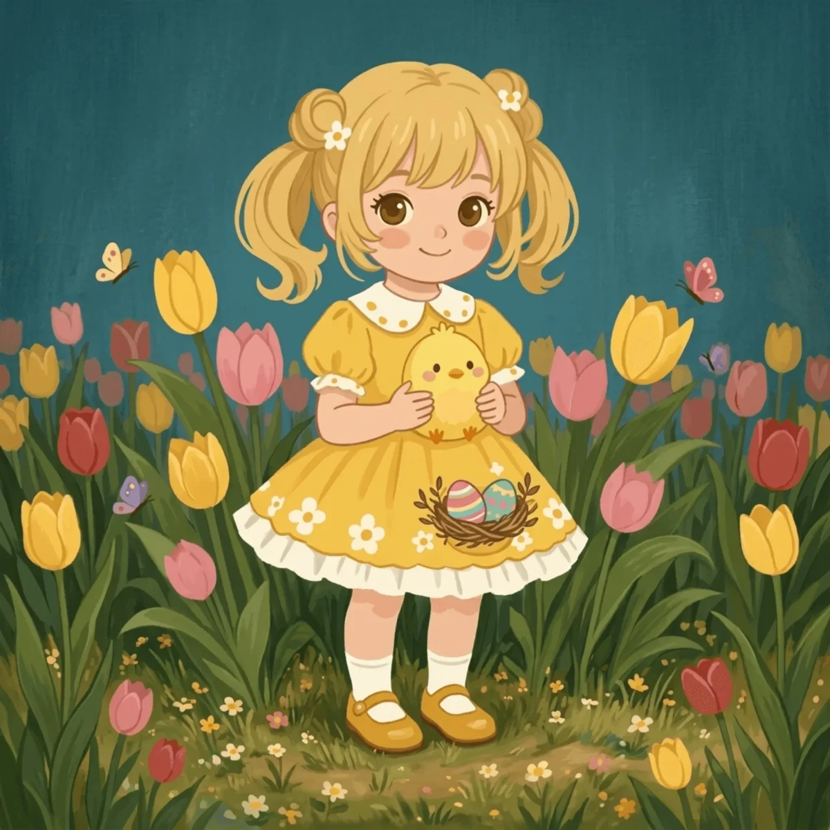 Free Character Illustration Template to Edit Online