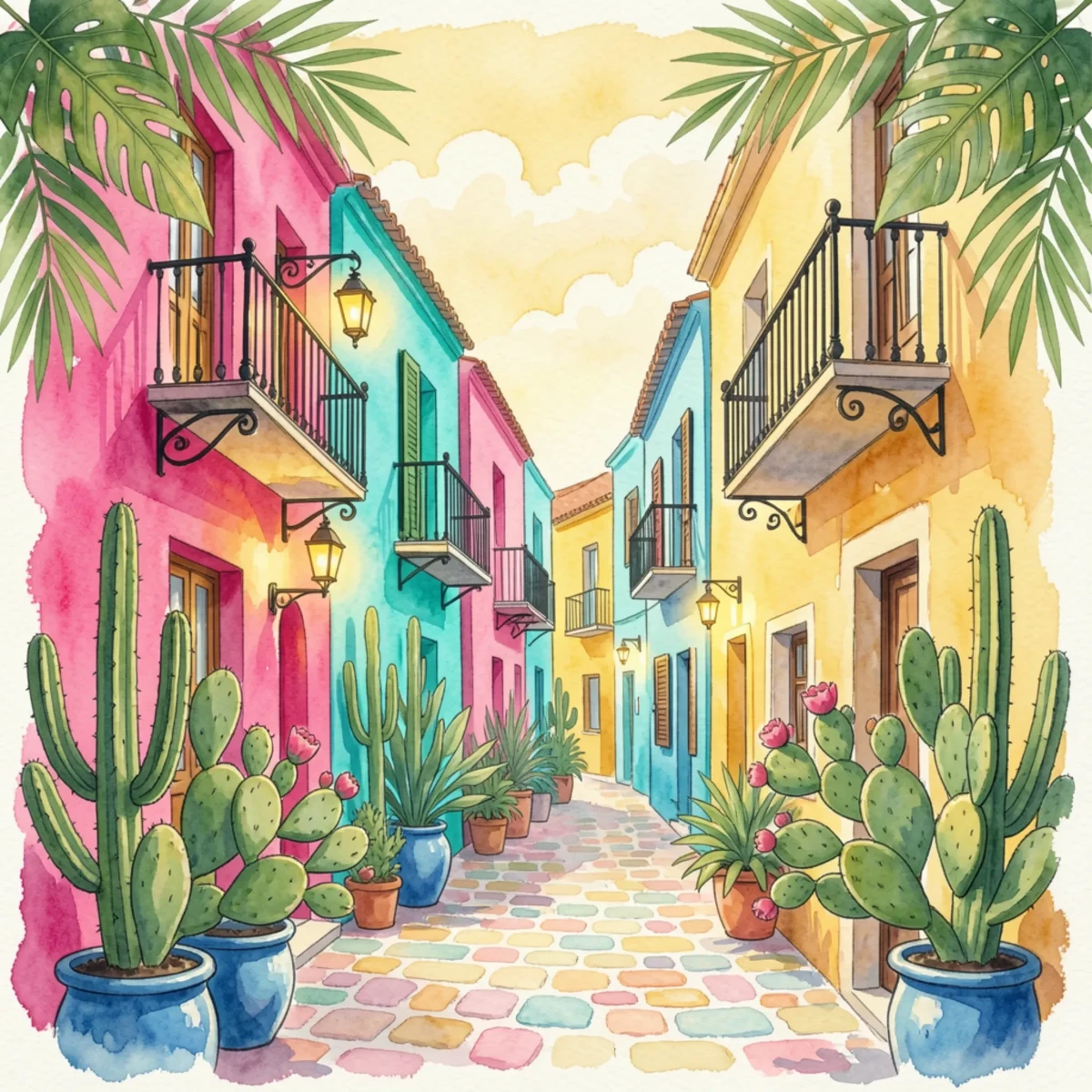 Free Watercolor Illustration Template to Edit Online
