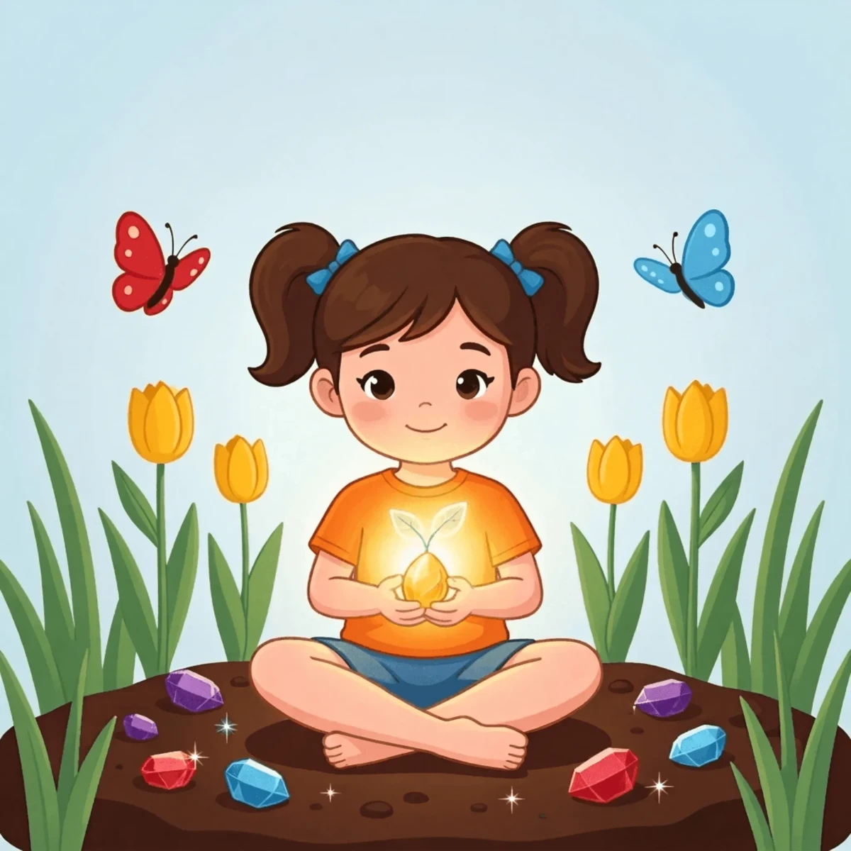 Free Children's Book Illustration Template to Edit Online