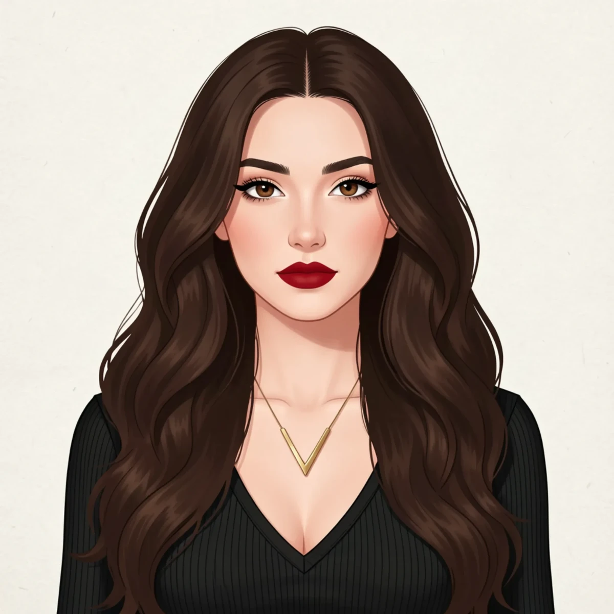 Free Portrait Illustration Template to Edit Online