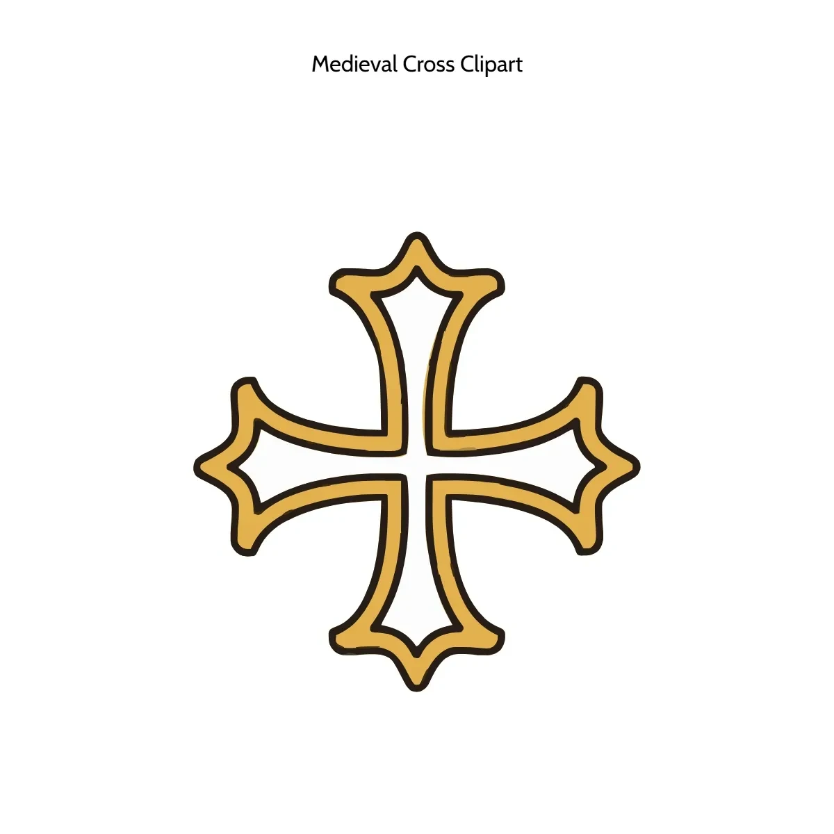 Free Medieval Cross Clipart Template to Edit Online