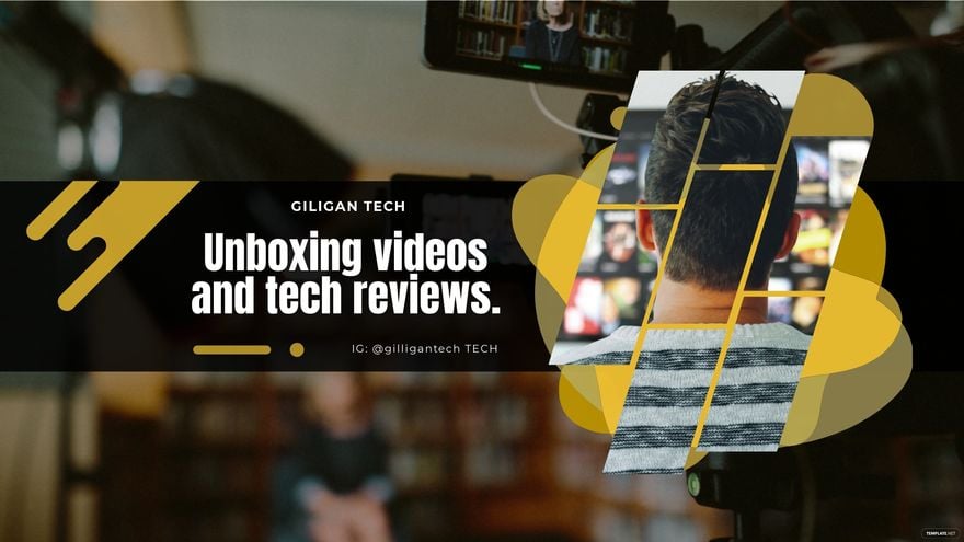 Tech Review Youtube Banner Template