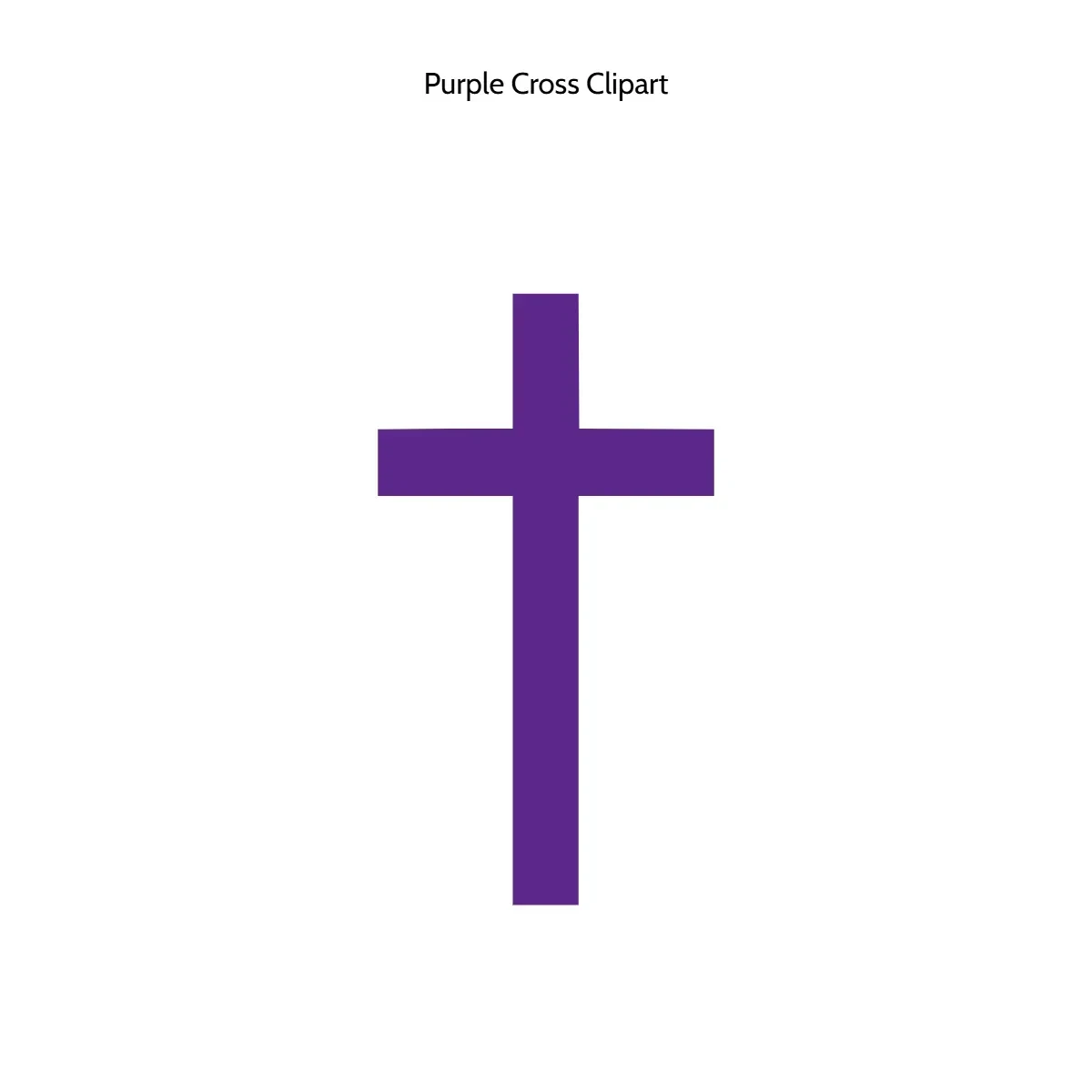 Free Purple Cross Clipart Template to Edit Online