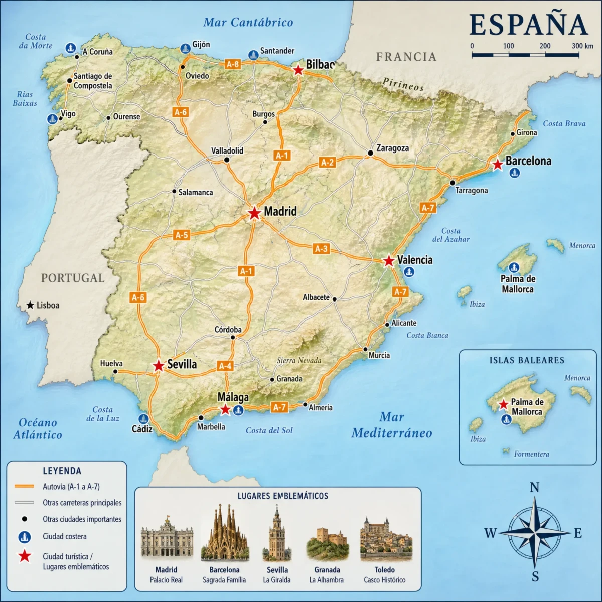Free Europe Travel Map Template to Edit Online