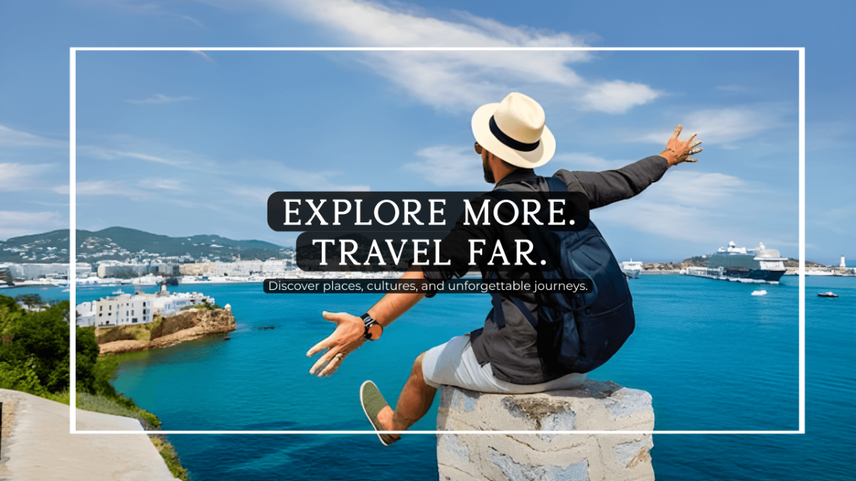 Free Travel Youtube Banner Template to Edit Online