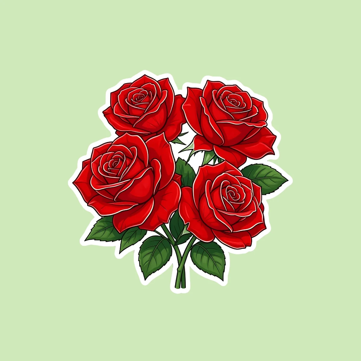 Free Flower Sticker Template to Edit Online