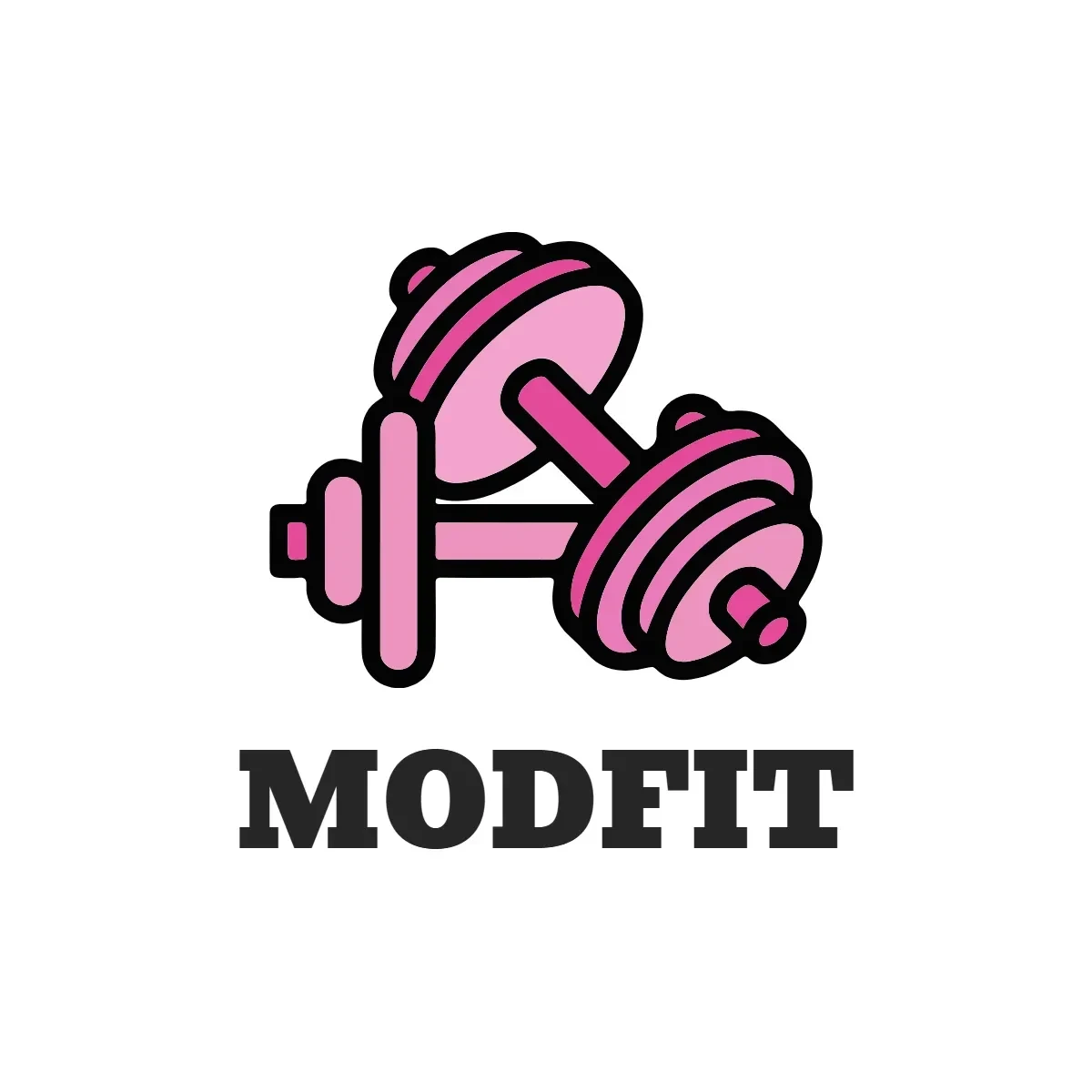 Free Modern Gym Equipment Logo Template to Edit Online