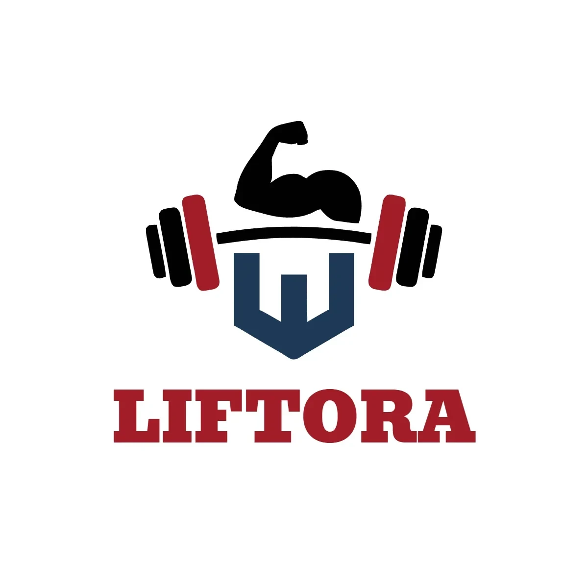 Free Weightlifting Equipment Logo Template to Edit Online