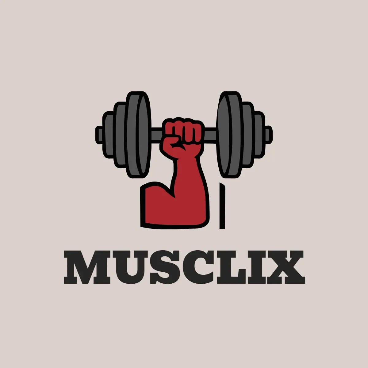 Free Muscle Training Logo Template to Edit Online