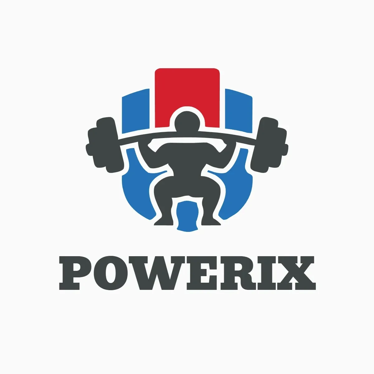 Free Powerlifting Equipment Logo Template to Edit Online