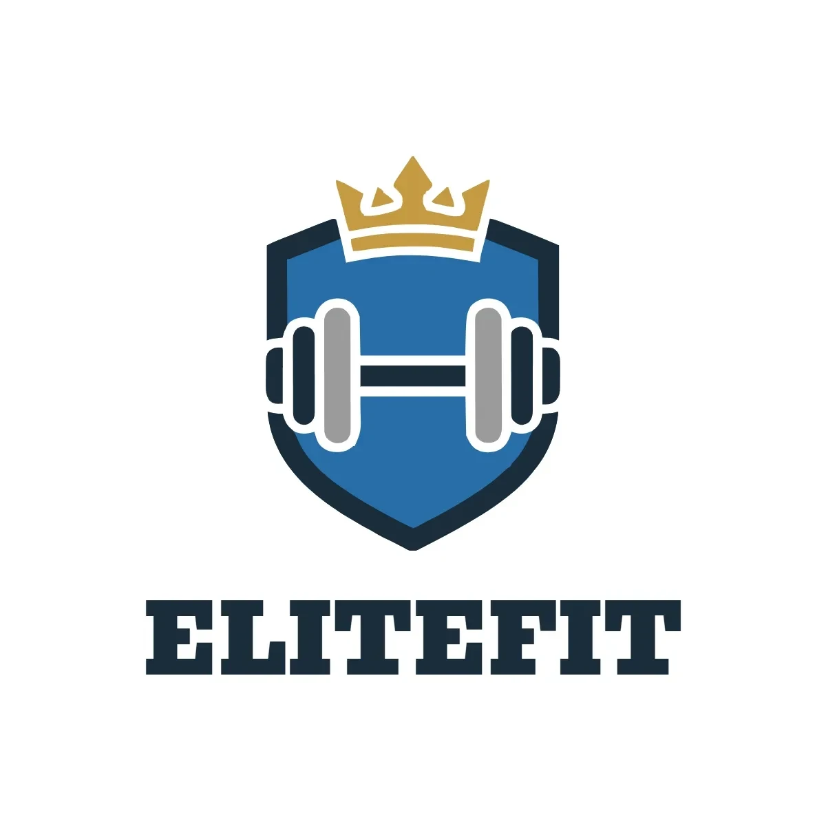 Free Elite Fitness Equipment Logo Template to Edit Online