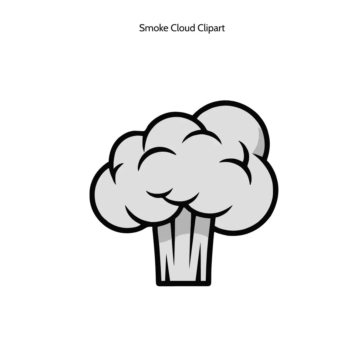 Free Smoke Cloud Clipart Template to Edit Online