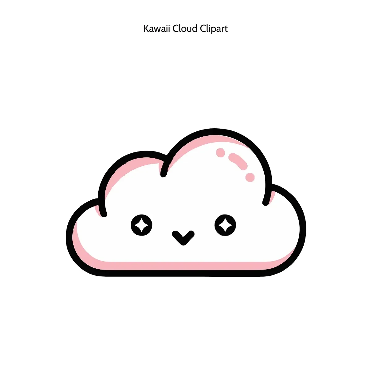 Free Kawaii Cloud Clipart Template to Edit Online