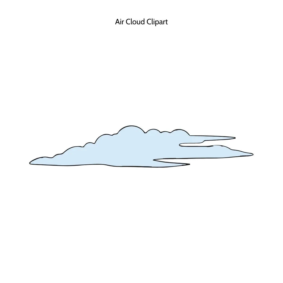 Free Air Cloud Clipart Template to Edit Online