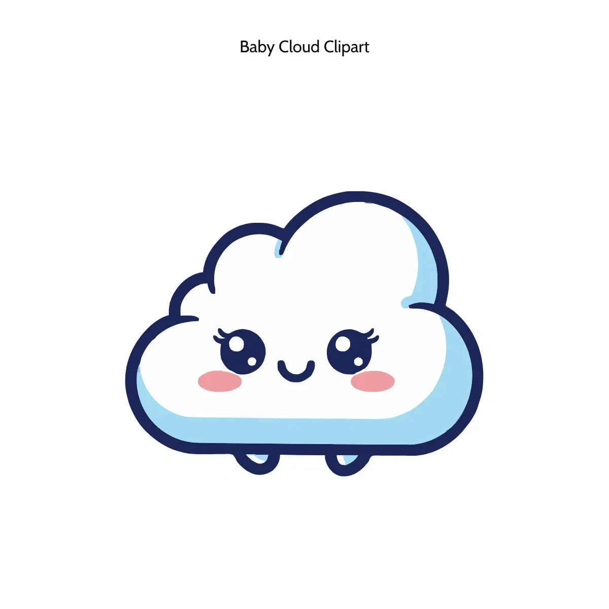 Free Baby Cloud Clipart Template to Edit Online